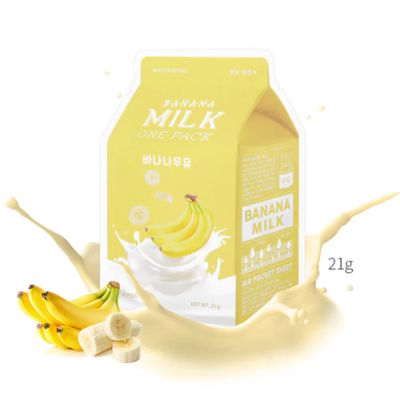 Banana Milk One-Pack Face Mask Sheet 21g